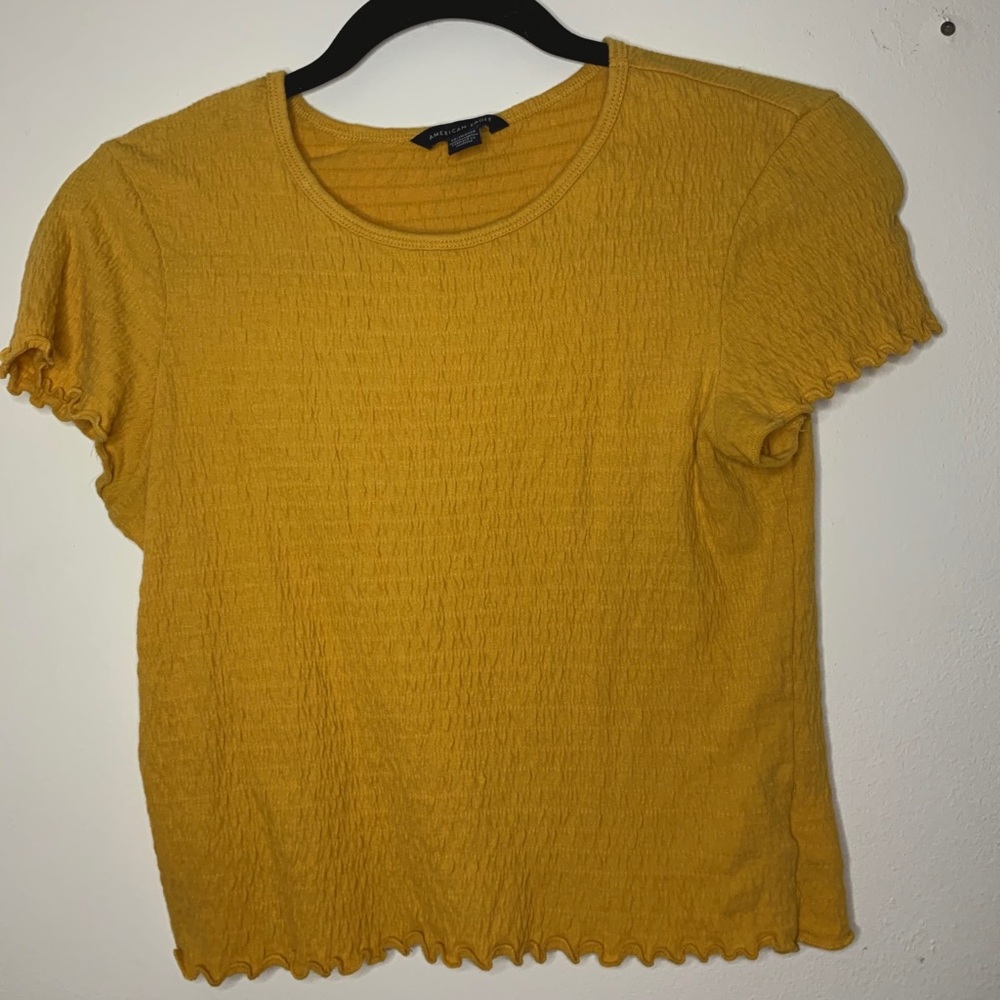 NEED GONE ASAP-Yellow American Eagle Shirt